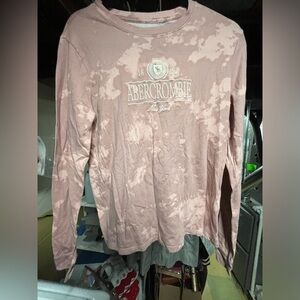 Abercrombie & Fitch Pink Tie-Dye Logo Tee Size 15/16 Giveaway